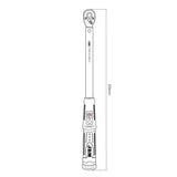 Chave dinamométrica 1/2” (20-200NM) JBM 54530