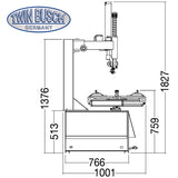 Máquina de desmontar montar pneus Twin Busch TW X-11