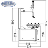 Máquina de desmontar montar pneus Twin Busch TW X-610