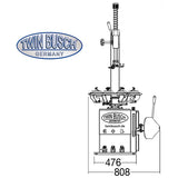 Máquina de desmontar montar pneus Twin Busch TW X-610